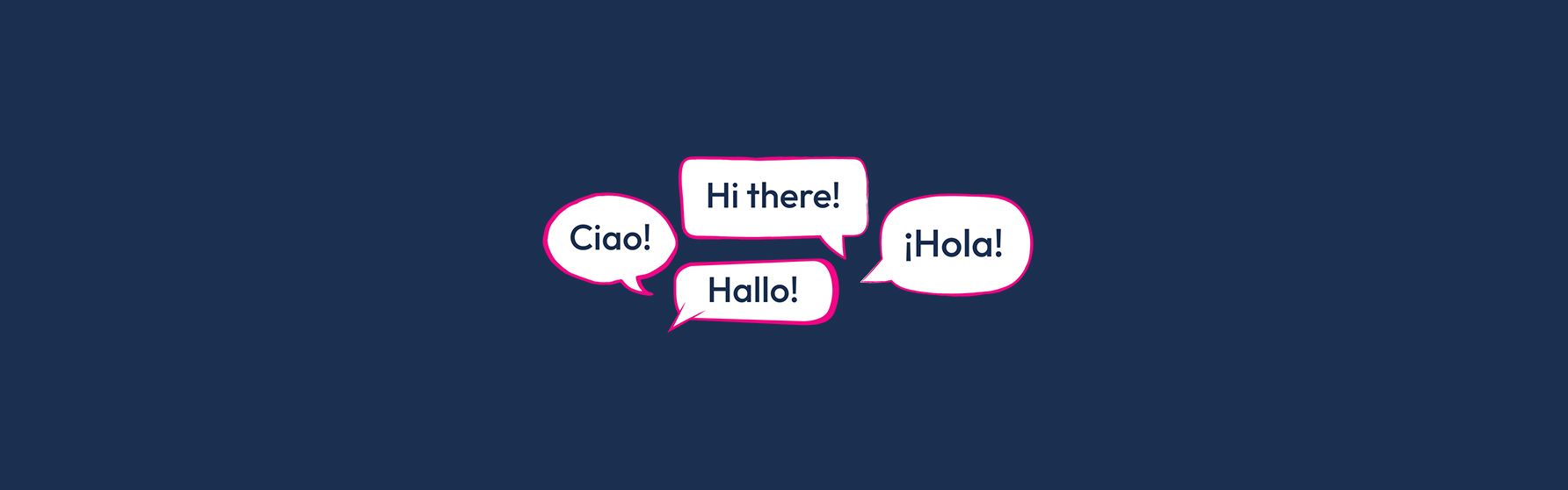 hello in four languages